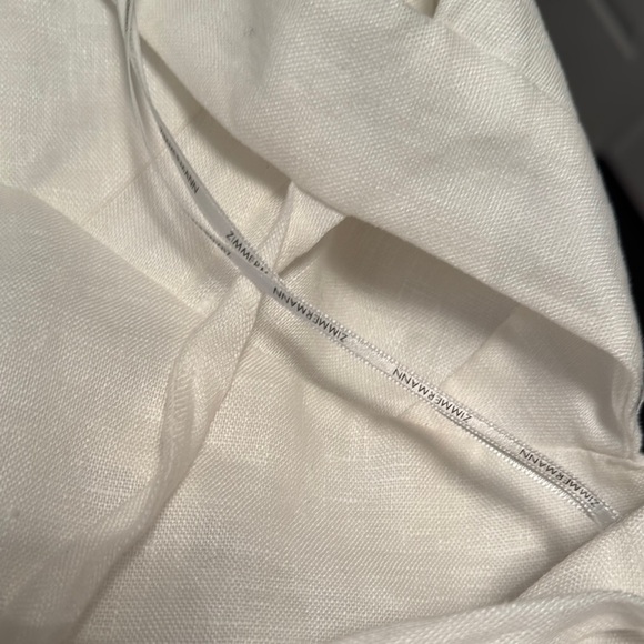 Zimmermann Cream Ruched Ruffled Halter Dress - Picture 6 of 6